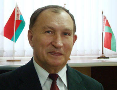 Директор гимназии № 1 города Жлобина Иван Иванович Чваньков. Февраль 2010 г.