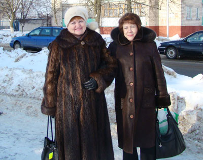 Жлобин, 6 февраля 2010 года: Валентина Белоусова и Лариса Быкова, благодаря стараниям которых во многом удалась наша встреча в 2010 году