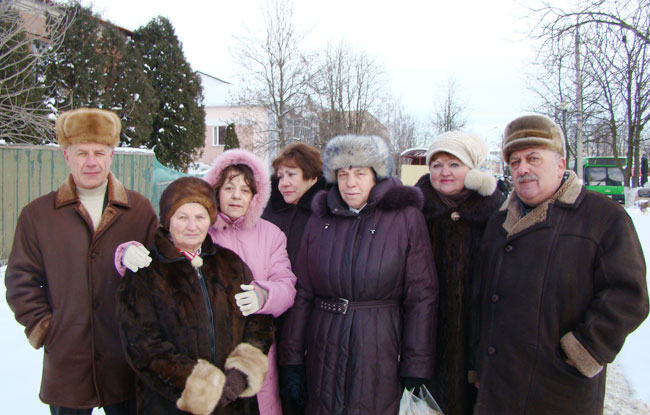 Жлобин, 6 февраля 2010: Встреча 1-й группы на месте сбора